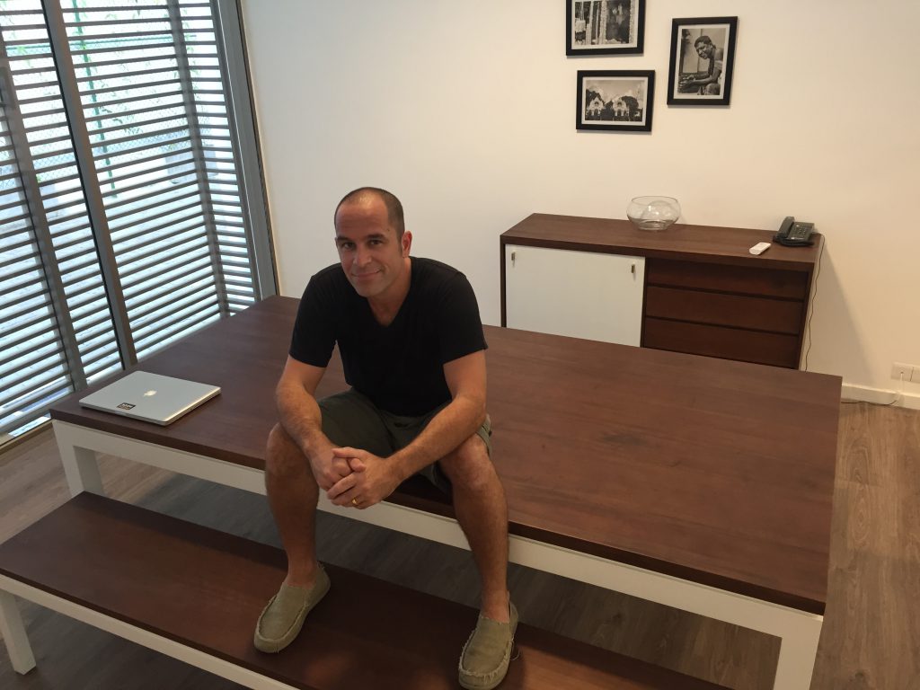 Ugo, at his office