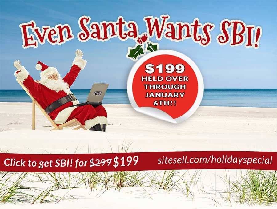 SiteSell Holiday Special! - Even Santa Wants SBI! SiteSell Holiday Special! - Even Santa Wants SBI!