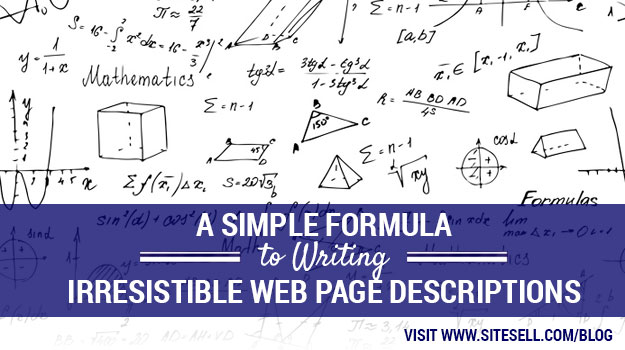 A Simple Formula to Writing Irresistible Web Page Descriptions