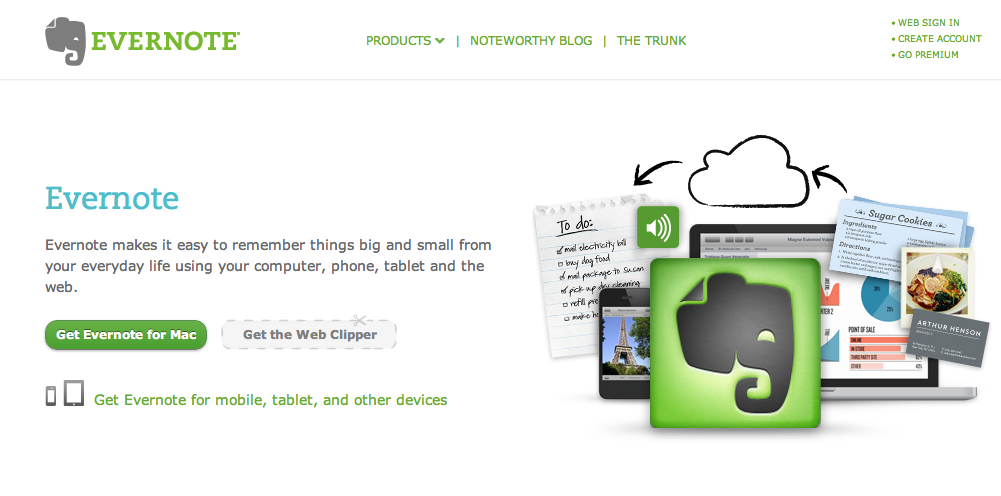 how to use evernote for business