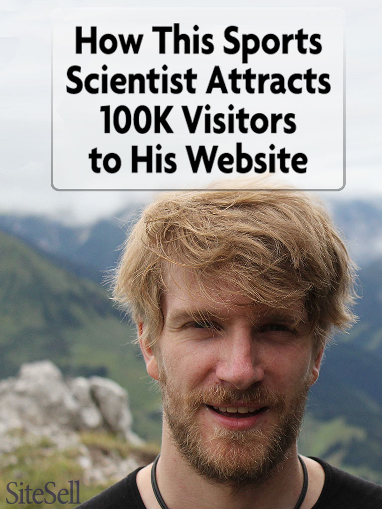 How This Sports Scientist Attracts 100K Visitors to His Website