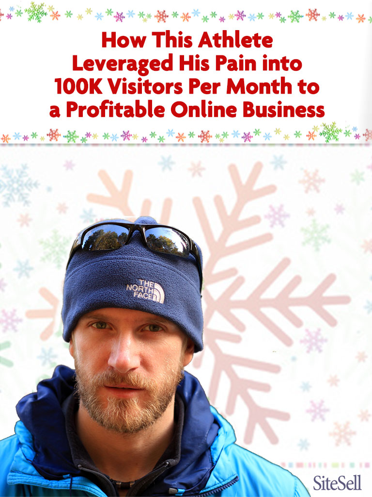 How One Athlete Turned Pain into a 100,000 Visitors/Month