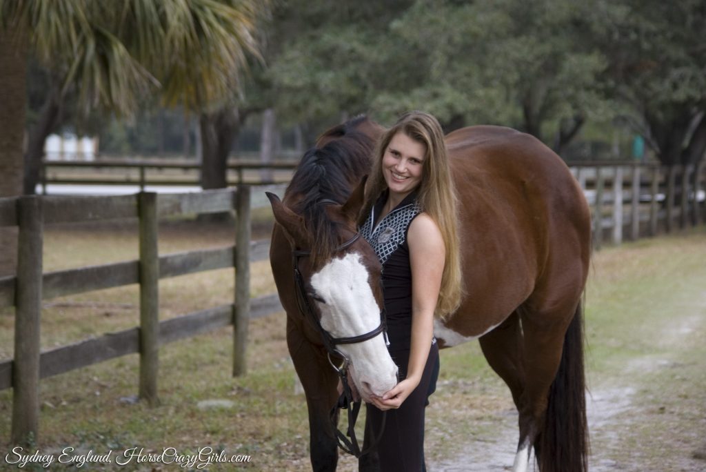 Sydney now, with her horse Sinatra. Both HorseCrazyGirls.com and its owner have changed quite a bit since its beginnings in 2007! 