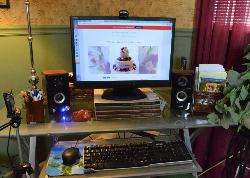 Lorelie's work-at-home office.