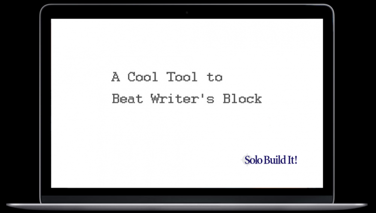 A Cool Tool to Beat Writer's Block