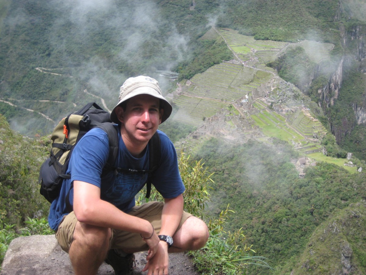 Macchu Picchu in background