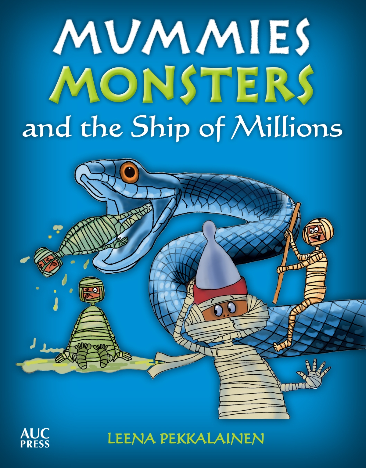 Mummies, Monsters and the Ship of Millions -- Leena's second Mr. Mummific book, which will be published in the fall of 2017.