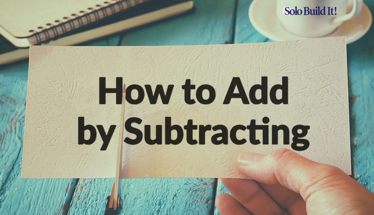 How to Add by Subtracting