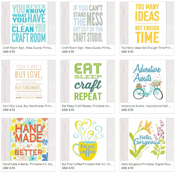Part of Lisa's new line of digital products in her Etsy shop.