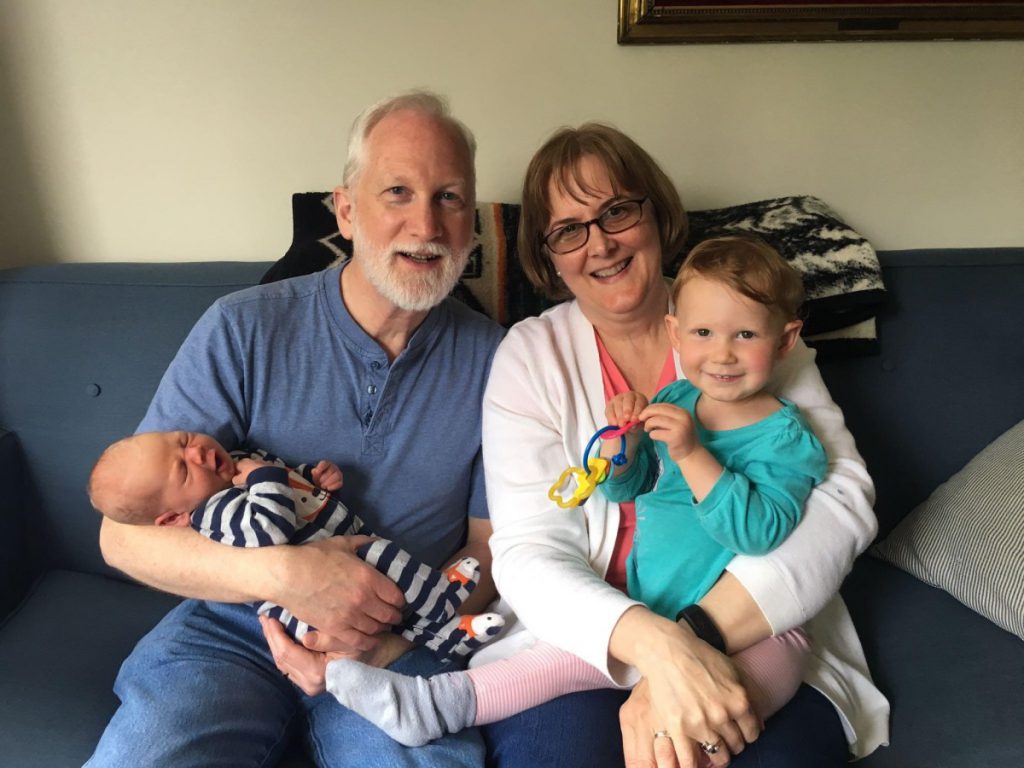 "Granny Anny" and her husband enjoying time with their grandchildren.