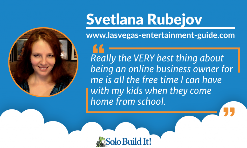 Quote by Online Business Owner Svetlana Rubejov