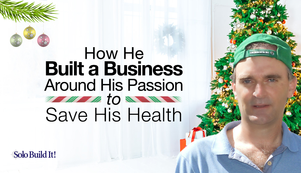 How He Built a Business Around His Passion to Save His Health