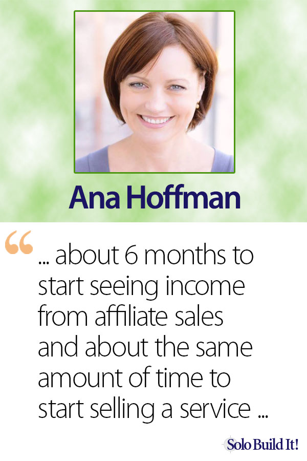 Ana Hoffman - How Long Does It Take to Make Money With an Online Business?