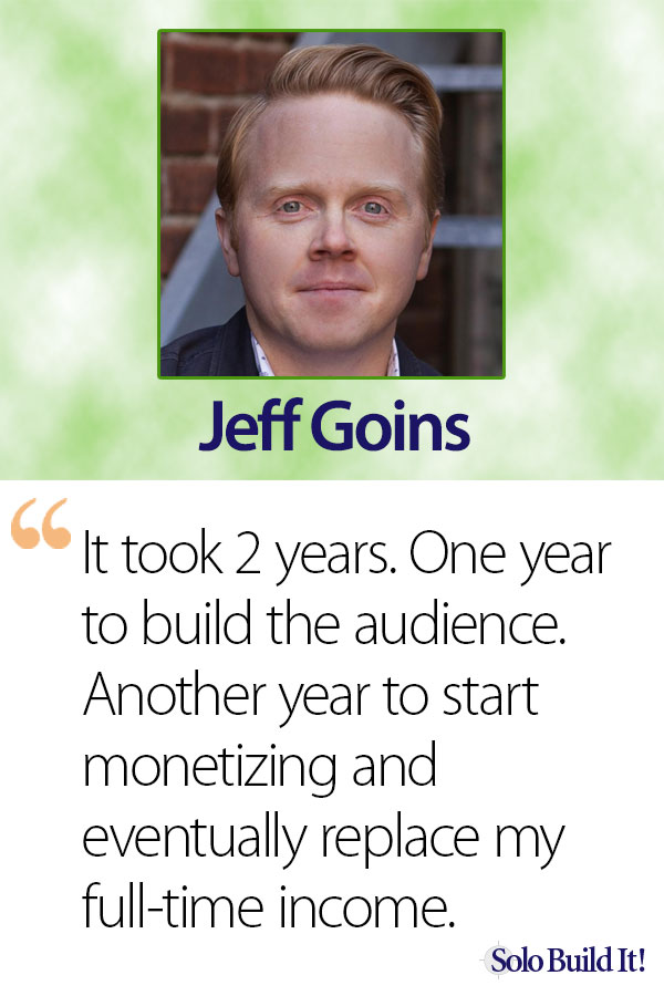 Jeff Goins - How Long Does It Take to Make Money With an Online Business?