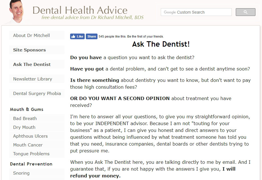 Ask The Dentist