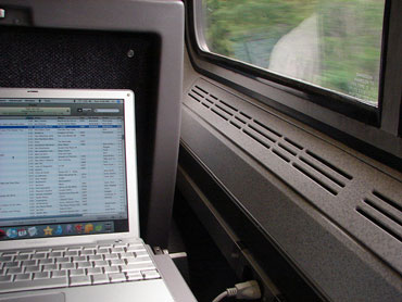 Laptop Forgotten on Train