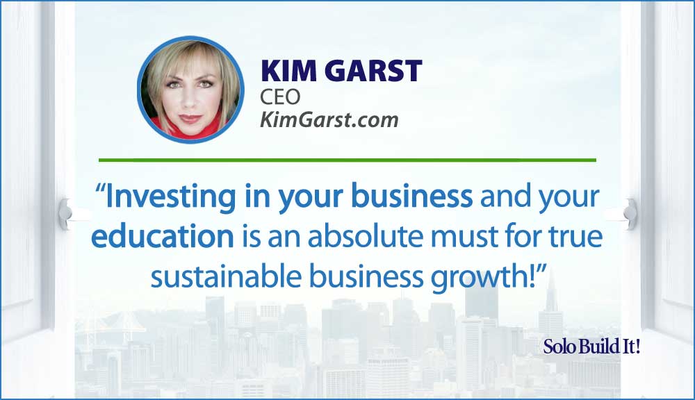 Investing in your business and your education is an absolute must for true sustainable business growth!