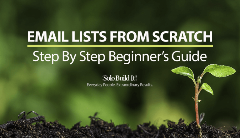 Email Lists From Scratch: A Step By Step Beginner’s Guide