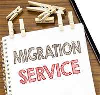 blogging platform migration service on notepad