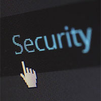 Cursor clicking on security features for blogging platform