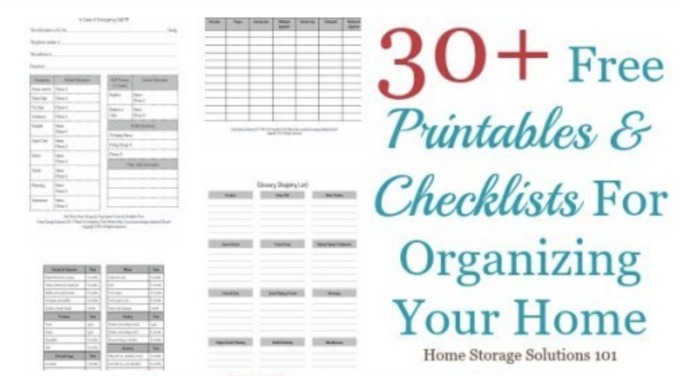 Printable Checklists digital product downloads