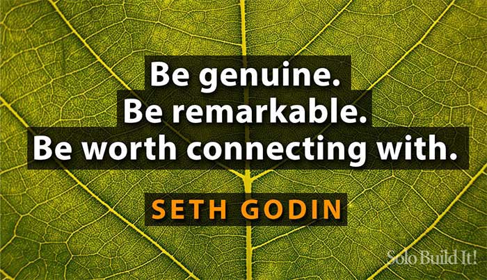 Seth Godin quote on staying motivated