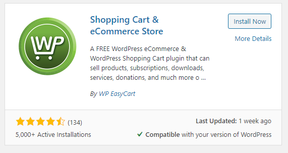 WP Easy Cart