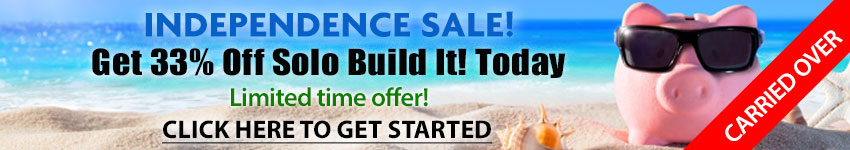 The Solo Build It! Independence Sale! Save over 33%