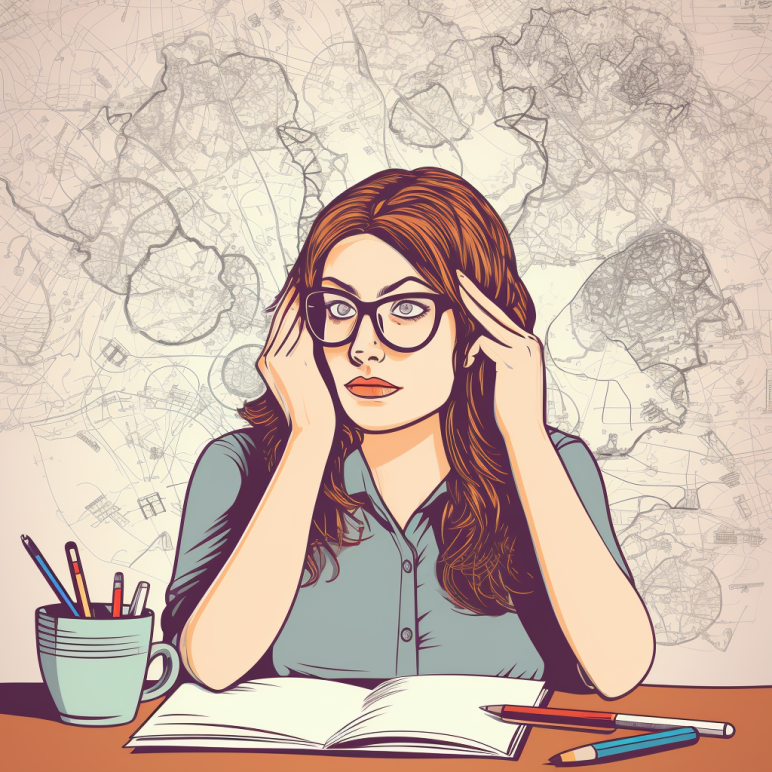 woman pondering how to beat procrastination 