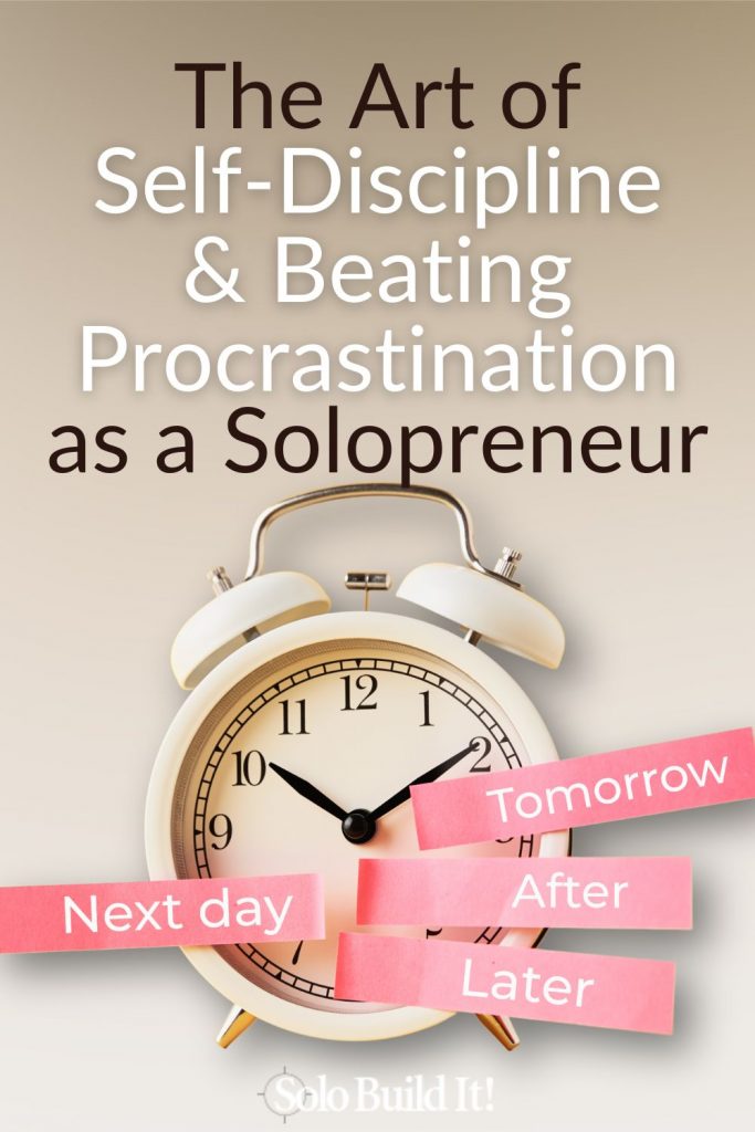 clock as visual to beat procrastination