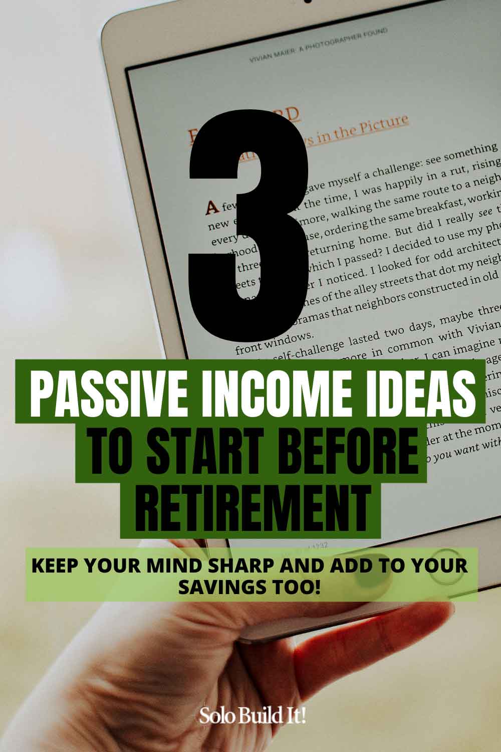 Top 3 Passive Income Business Ideas for Retirement