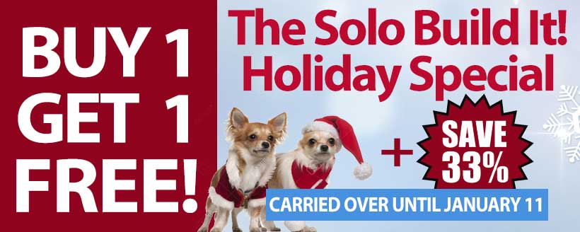 Solo Build It! Buy One Get One FREE Holiday Special