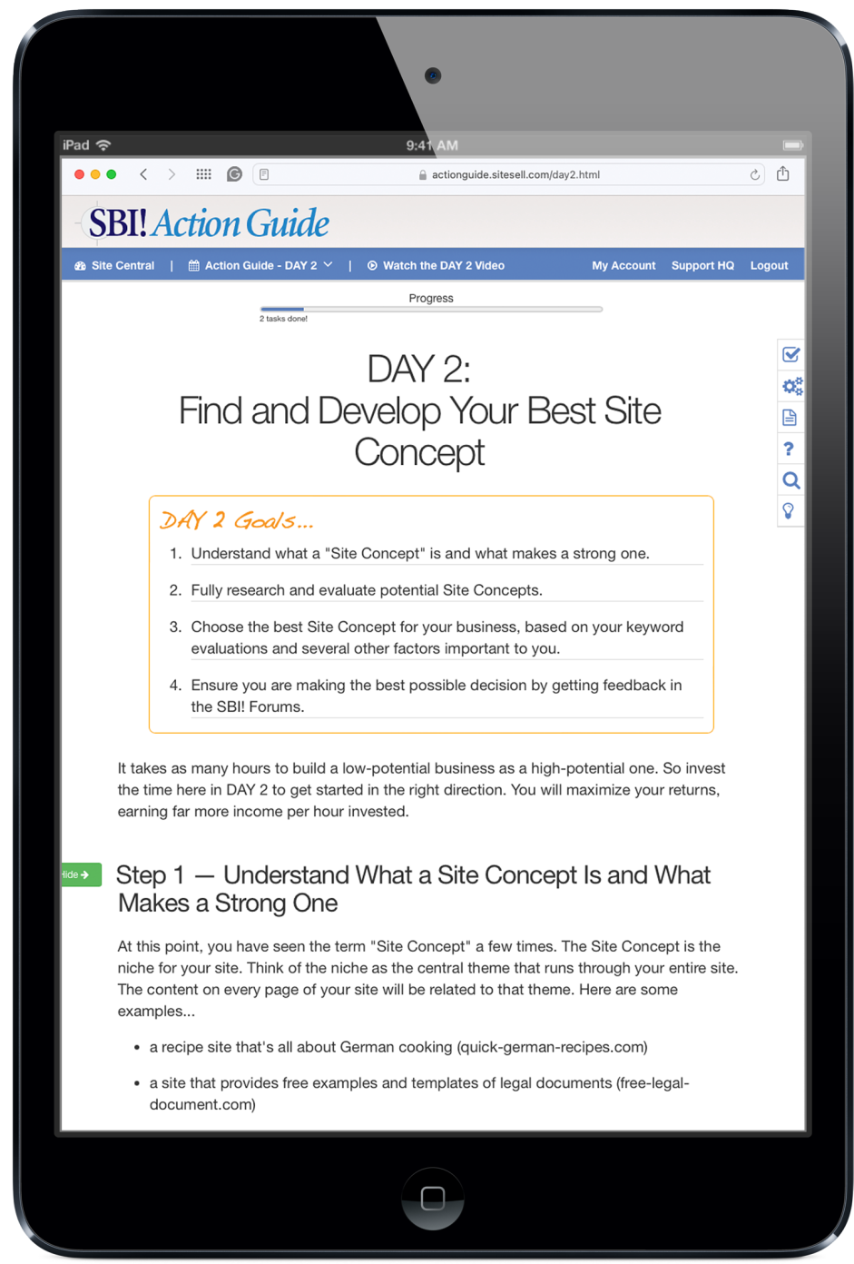 The Action Guide