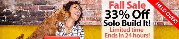 Solo Build It! Fall Sale