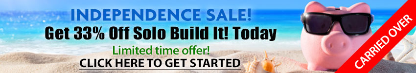 The Solo Build It! Independence Sale! Save over 33%
